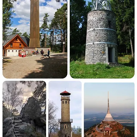 Tavba -gočár Až 27 Osob, 8 Apartmánů,8 Koupelen, 8 Kuchyní Na Kraji Lesa Kamenicky Senov